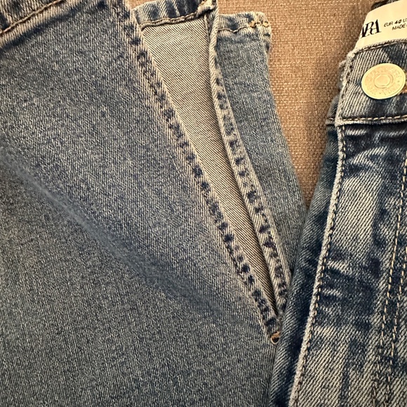 Zara Size 8 (40) Hi Rise Split Skinny Jeans NWT - Picture 5 of 6